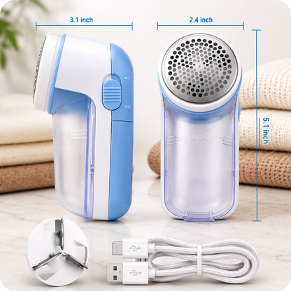 🧥 REMOVEDOR DE PELUSAS ELÉCTRICO  ✨ ¡Efecto ropa nueva al intante!