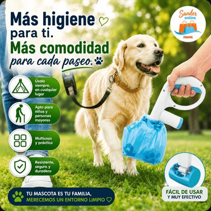 🐶 RECOGEDOR INTELIGENTE PARA MASCOTAS  - ❤️ ¡Disfruta cada paseo con tu peludito sin ensuciarte las manos!